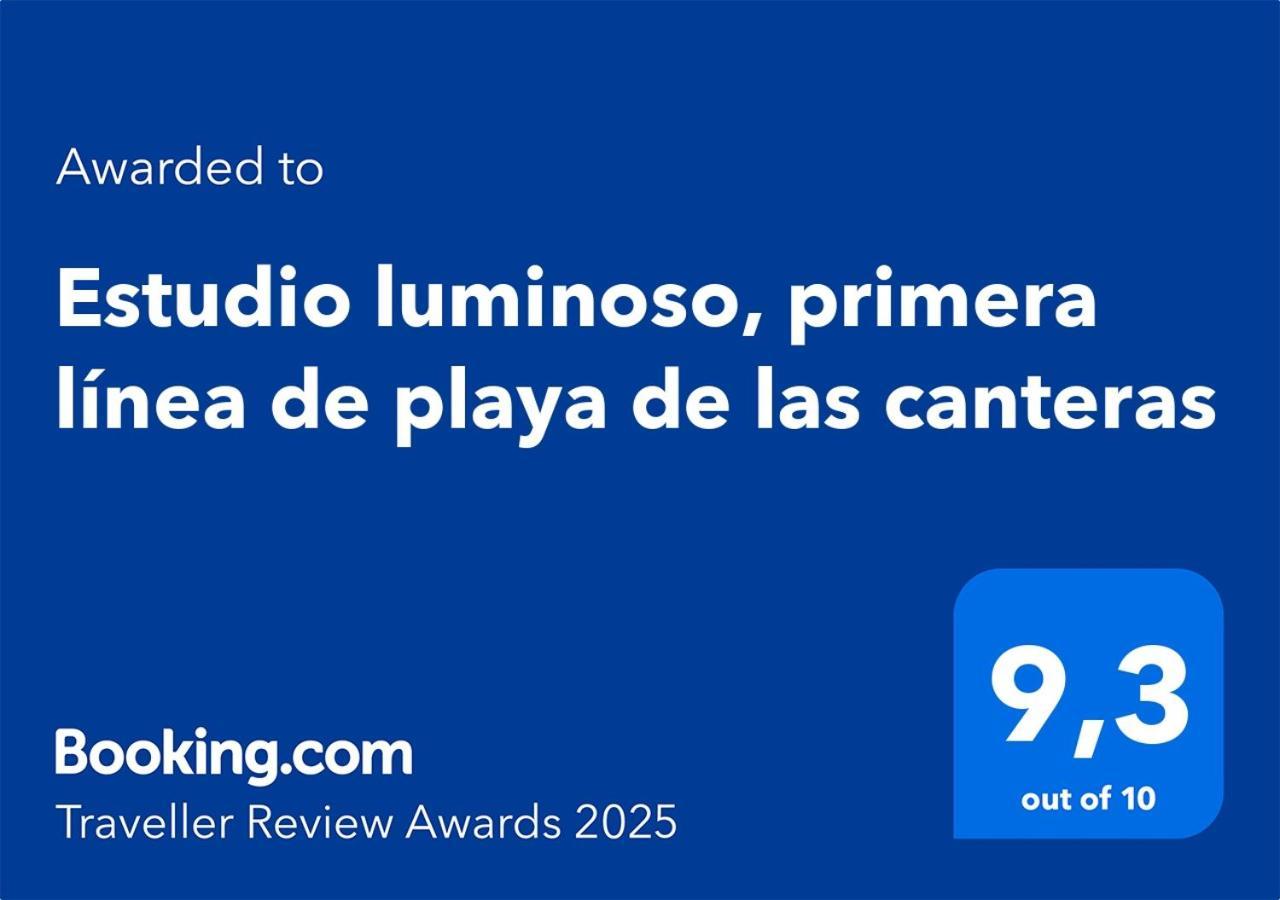 Estudio Luminoso, Primera Linea De Playa De Las Canteras Las Palmas de Gran Canária Exterior foto
